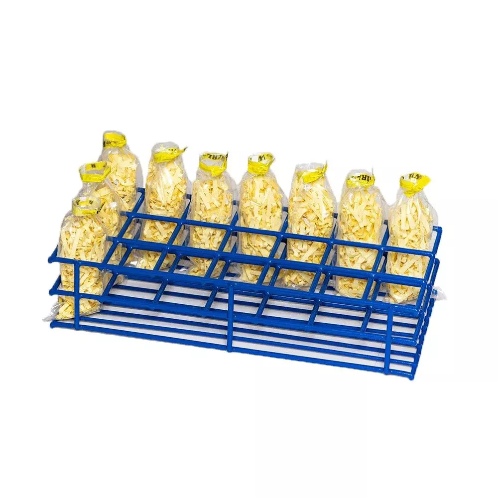 G-Line 4184 21-Socket Specimen Bag Rack Steel