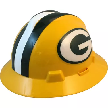 Green Bay Packers Full Brim Hard Hats