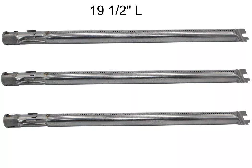 Grilling Corner 19 1/2″ Stainless Steel Main Burner Tube 62752 (3-Pack)