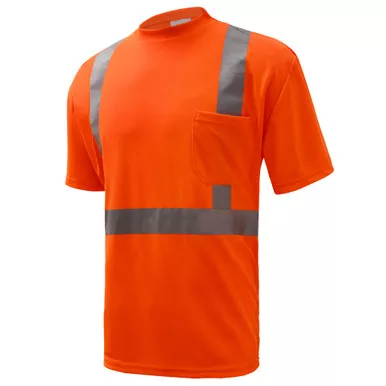 GSS 5002 Hi Vis Orange Class 2 Short Sleeve T-Shirt