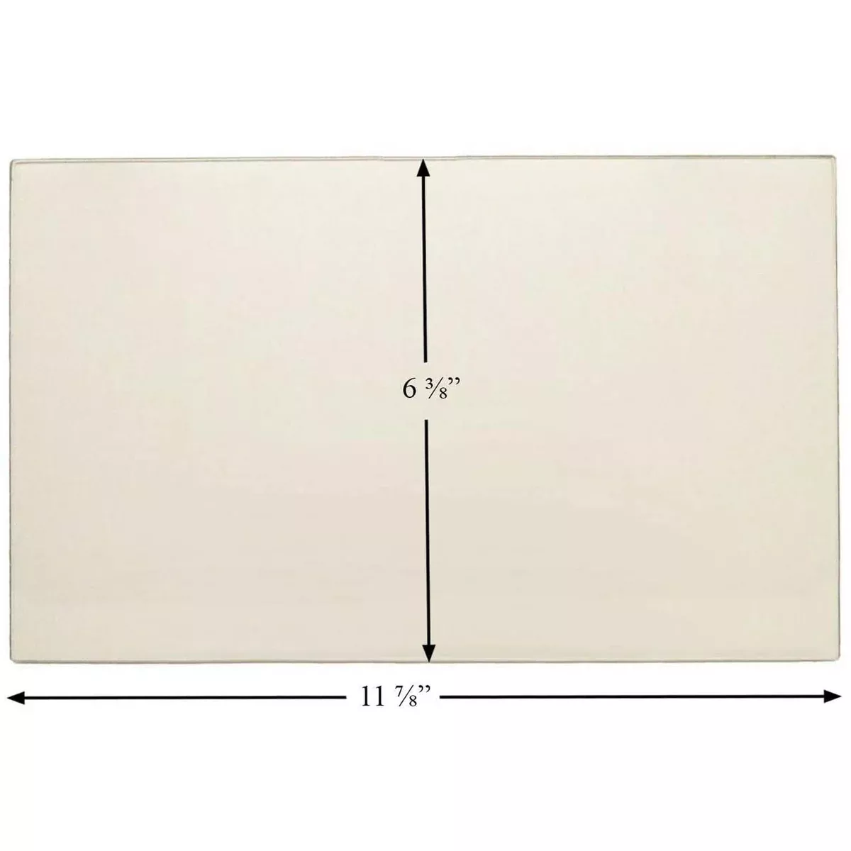 Heatilator Arrow Glass (11 7/8" x 6 3/8"): 8019