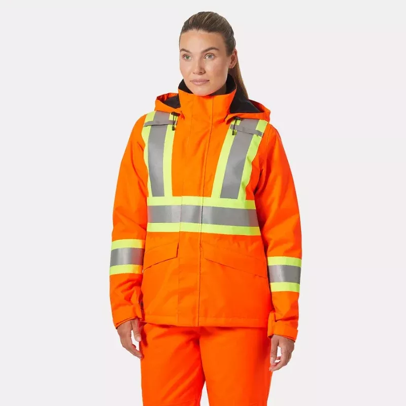 Helly Hansen Women’s Alta High Collar Neck Winter Hi Vis Jacket – 71289