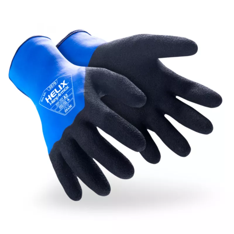 HexArmor Helix Water & Cut Resistant Gloves – ANSI Cut Level – A2 – 3070