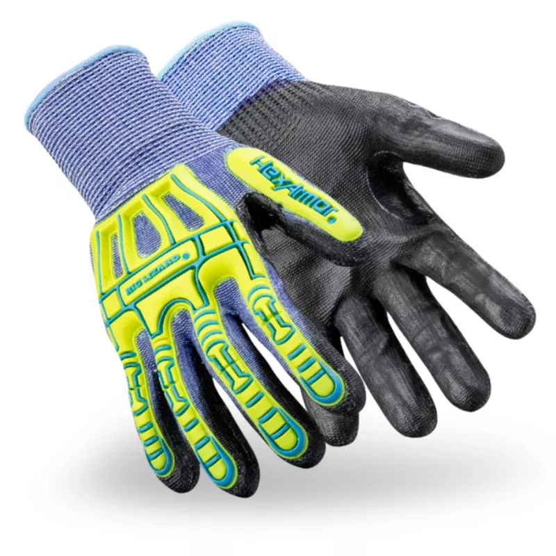 HexArmor Rig Lizard Thin Lizzie™ Hi Vis Cut Resistant Gloves- ANSI Cut LevelA6 – 2095