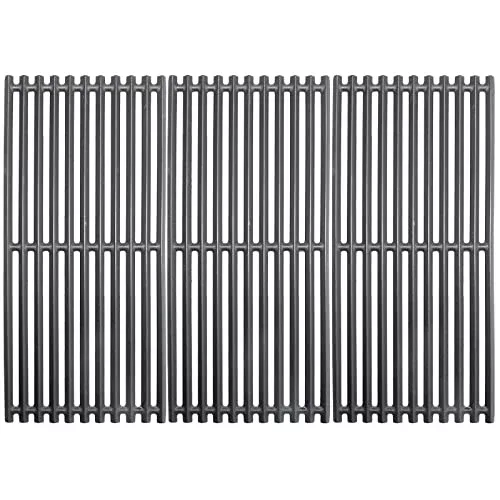 Hongso 17 inch Top Piece Cast Iron Grates for Charbroil Professional, Signature and Commercial Series Tru-Infrared 3 Burner Models, 463242515 466242515 466242516 463367016 463242516, G466-0025-W1A