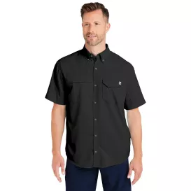 HUK H150171 Tide Point Short Sleeve Shirt - Black