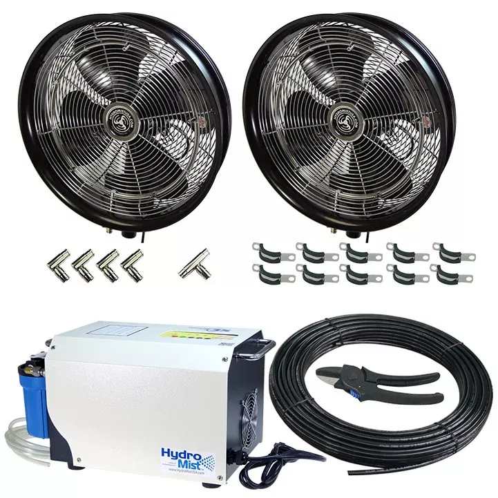 Hydromist: 18″ Two Fan Misting System