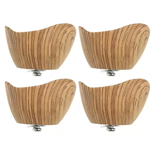 iplusmile 4Pcs Pot Lid Top Replacement Universal Lid Knob Bakelite Pan Pot Handgrip Heat Resistant Lid Handle Wood Grain Pot Lid Knob Kitchen Cookware