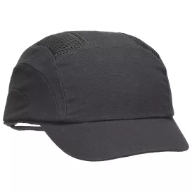 JSP 282-AAL150 HardCap Essential Baseball Bump Cap - Short 2" Brim - Black