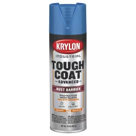 Krylon K00249008 Tough Coat Advanced with Rust Barrier Technology – Gloss Safety Blue