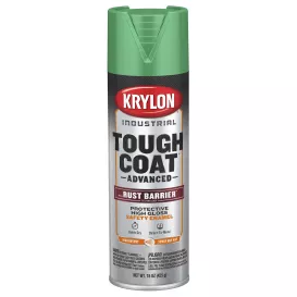 Krylon K00339008 Tough Coat Advanced with Rust Barrier Technology – Gloss Safety Green