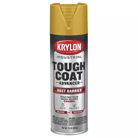 Krylon K00479008 Tough Coat Advanced with Rust Barrier Technology – Gloss Industrial Yellow