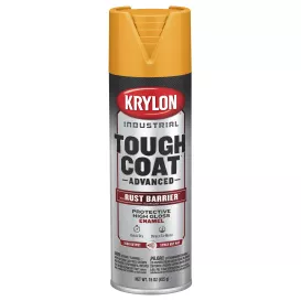 Krylon K00489008 Tough Coat Advanced with Rust Barrier Technology – Gloss Equipment Yellow