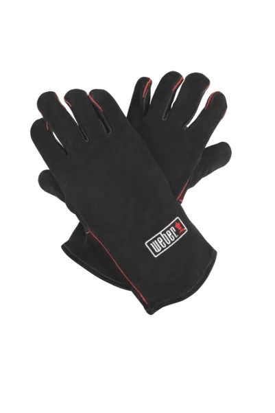 Leren barbecuehandschoenen