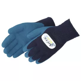 Liberty Safety 4789BL Arctic Tuff Latex Coated Seamless Work Gloves – Blue