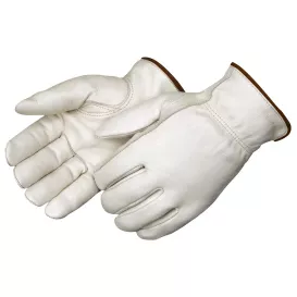 Liberty Safety 6217 Premium Grain Red Fleece Leather Driver Gloves