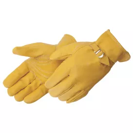 Liberty Safety 6504 Premium Double Palm Leather Drivers Work Gloves
