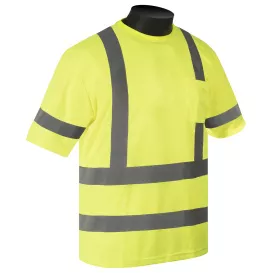 Liberty Safety C16630 HiVizGard Class 3 Safety Shirt – Yellow/Lime