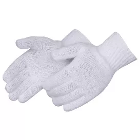 Liberty Safety P4507Q Cotton/Polyester String Knit Work Gloves – White