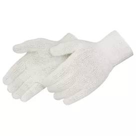 Liberty Safety P4517Q Cotton/Polyester String Knit Work Gloves – White