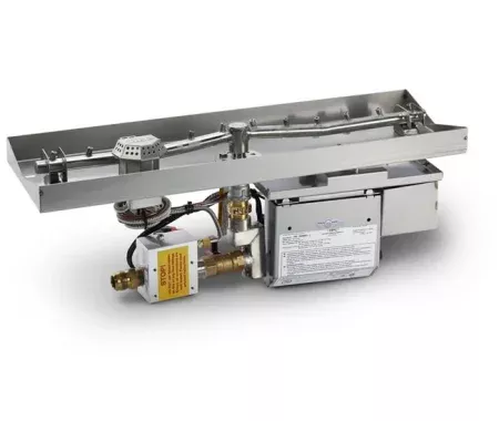 Linear Interlink Fire Pit With Electronic Ignition