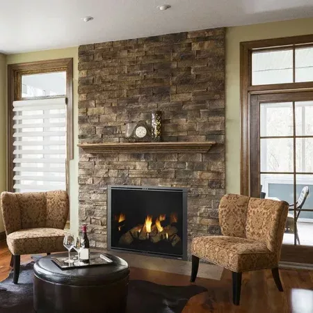 Marquis II 36-Inch Direct Vent Fireplace by Majestic