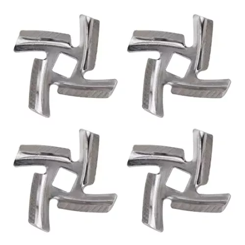 MDYNI 4 Pieces Stainless Steel Meat Grinder Blade for Grinders Mincers