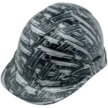 Model 1911 Pistol Hydro Dipped Hard Hats Cap Style
