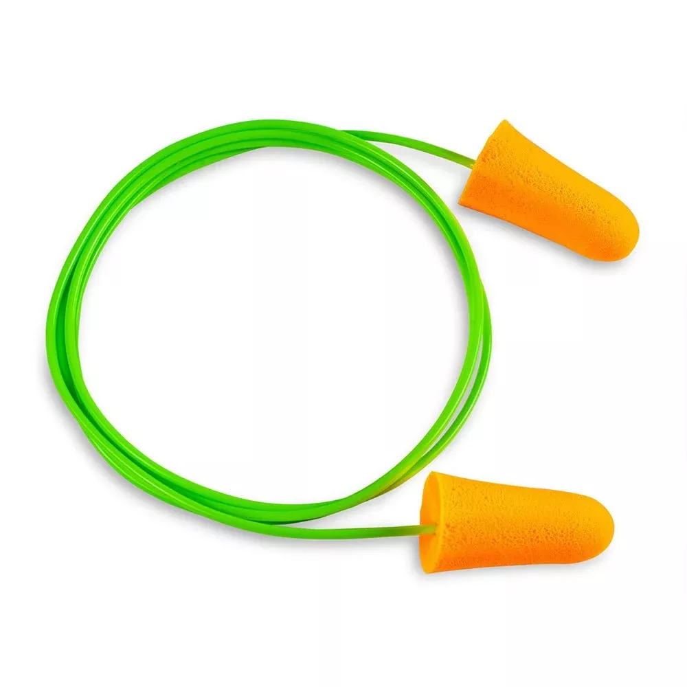 Moldex Mellows Corded Disposable Foam Earplugs 6840, NRR 30, 1 box (100 pairs)