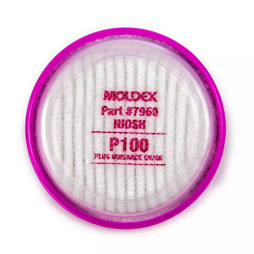 Moldex P100 with Nuisance Organic Vapors Filter Disk 7960, 1 pair