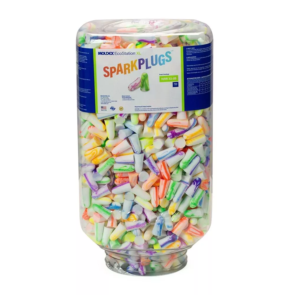 Moldex SparkPlugs EcoStation XL 6534 Earplug Refill (750 pairs)