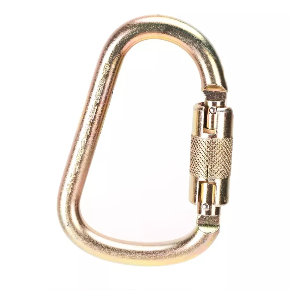 MSA 10089207 Auto-Locking Steel Carabiner with 1″ Gate Opening