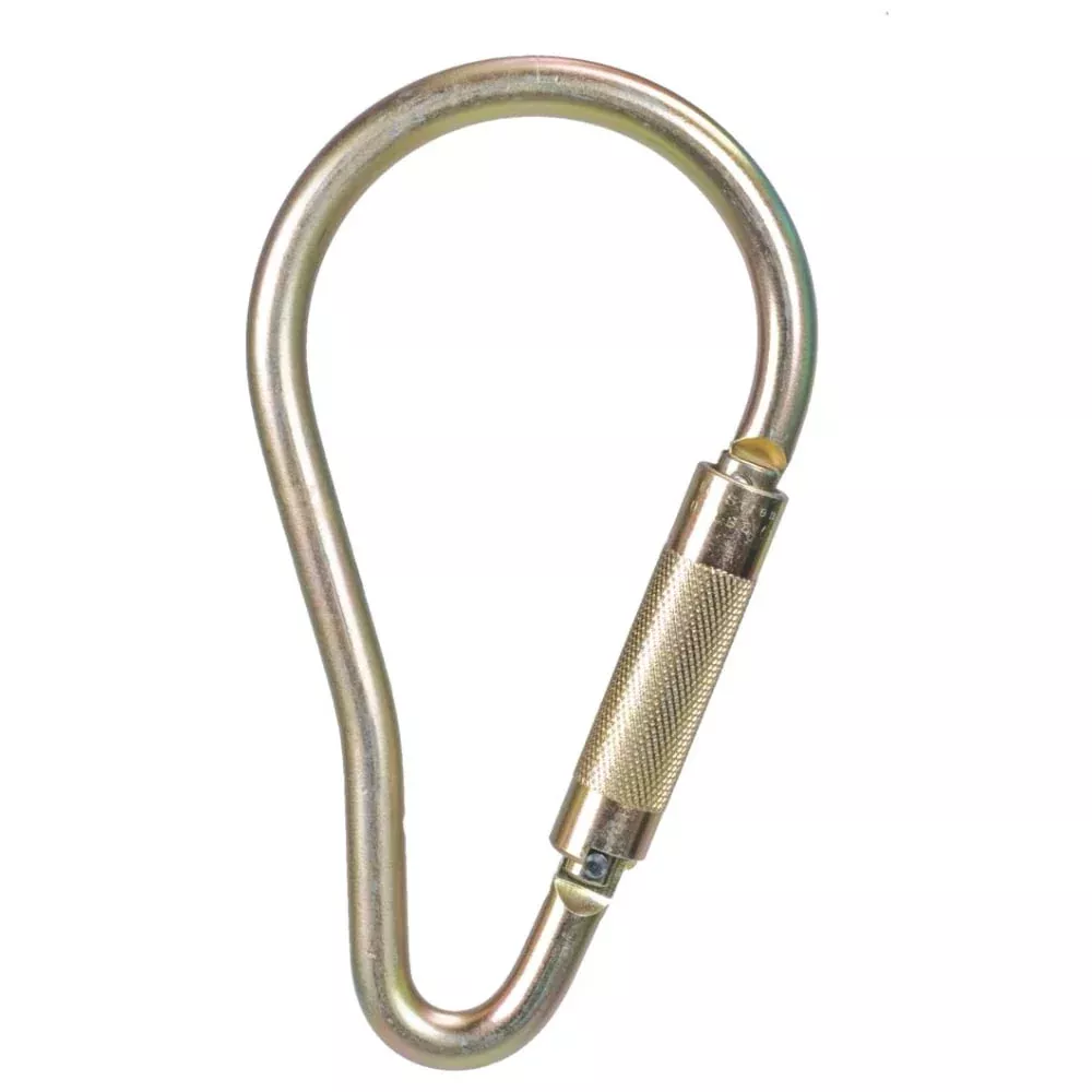 MSA 10089209 Auto-Locking Steel Carabiner with 2.1″ Gate Opening