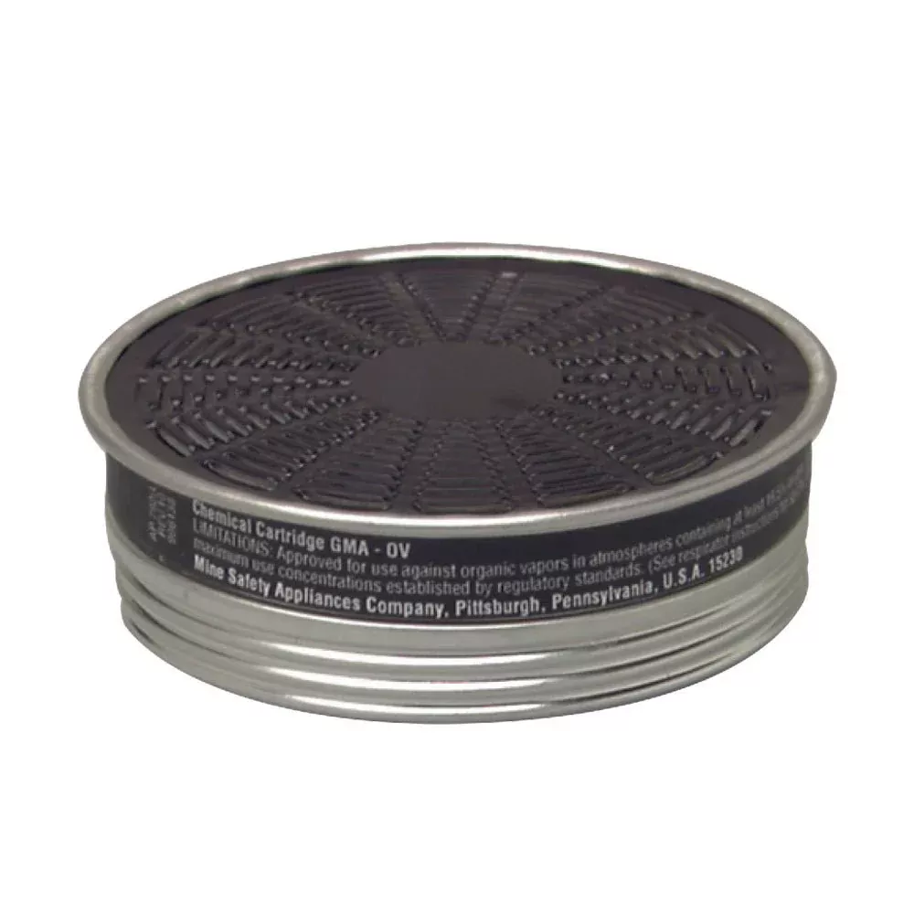 MSA 464031 OV GMA Filter Comfo Respirator Cartridge, 1 pack (10 cartridges)