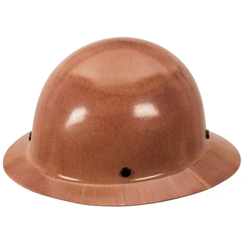 MSA Skullgard Full Brim Hard Hat – Staz-On Suspension – Brown