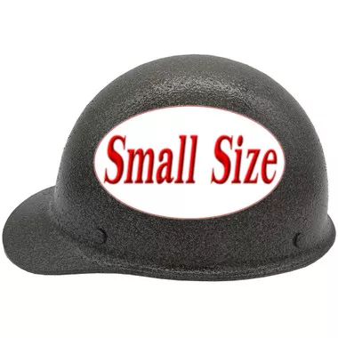 MSA Skullgard (SMALL SIZE) Cap Style Hard Hats with Ratchet Suspension - Textured Dark Granite