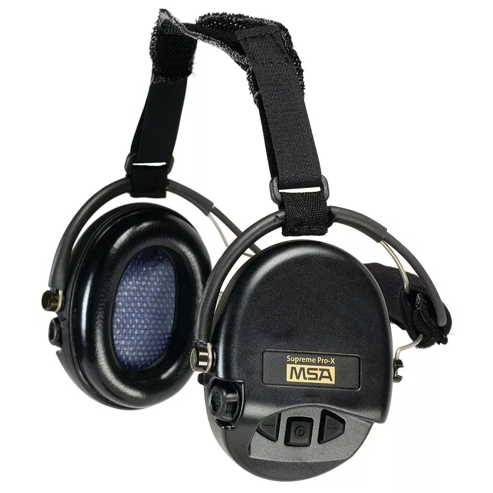 MSA Supreme Pro-X Camo Neckband Earmuff with Silicone Sealing Rings