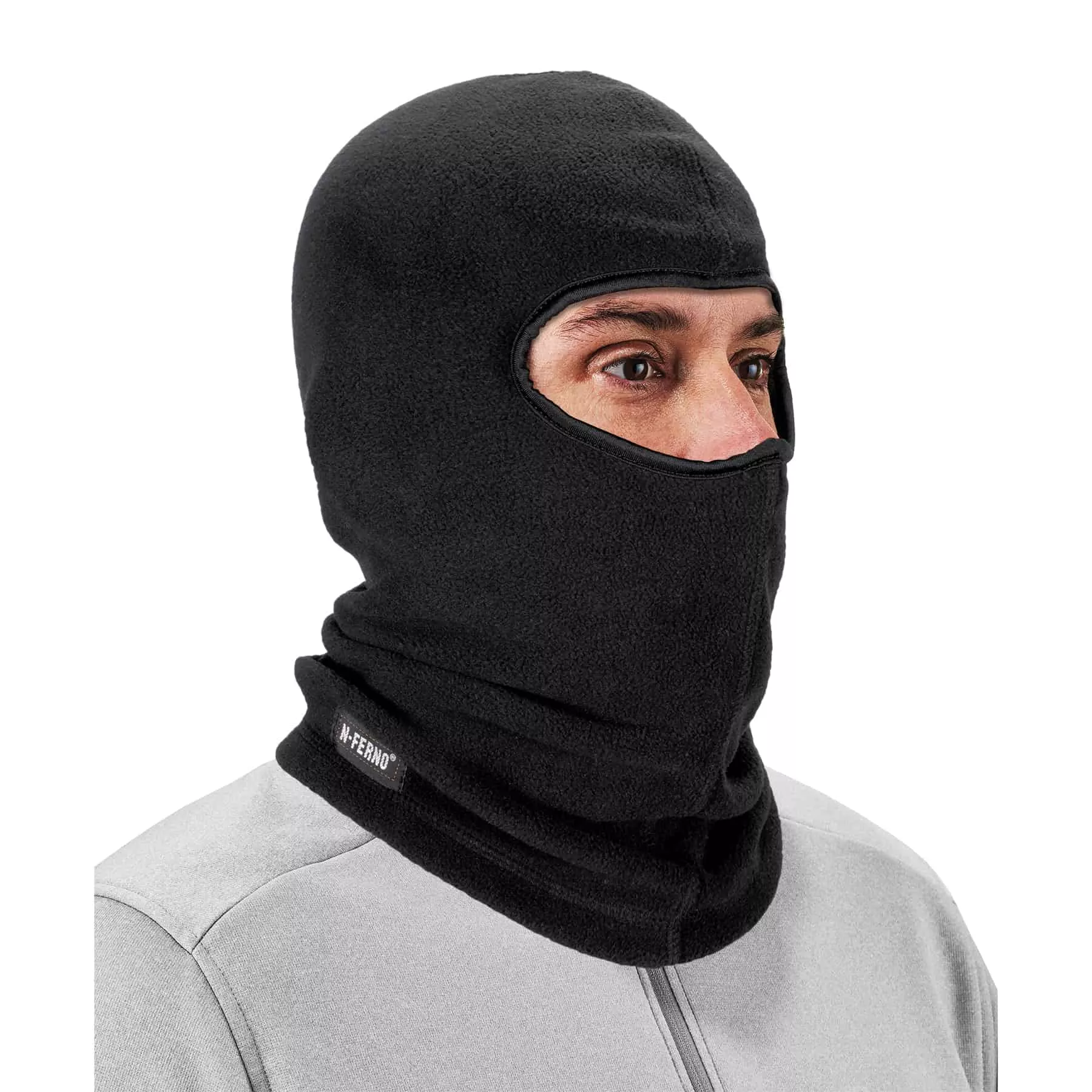 N-Ferno 6821 Balaclava Face Mask – Fleece – Black