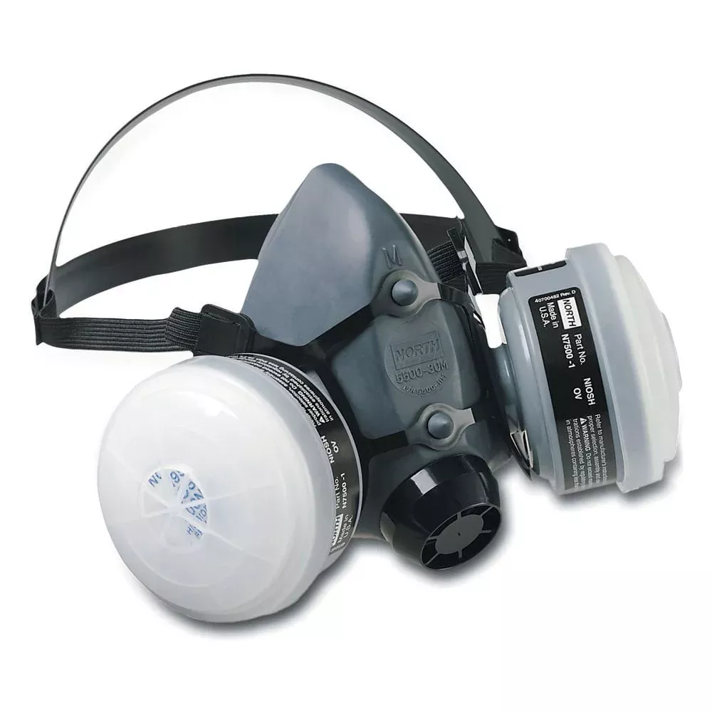 North 5500 Half Mask Respirator Assembly