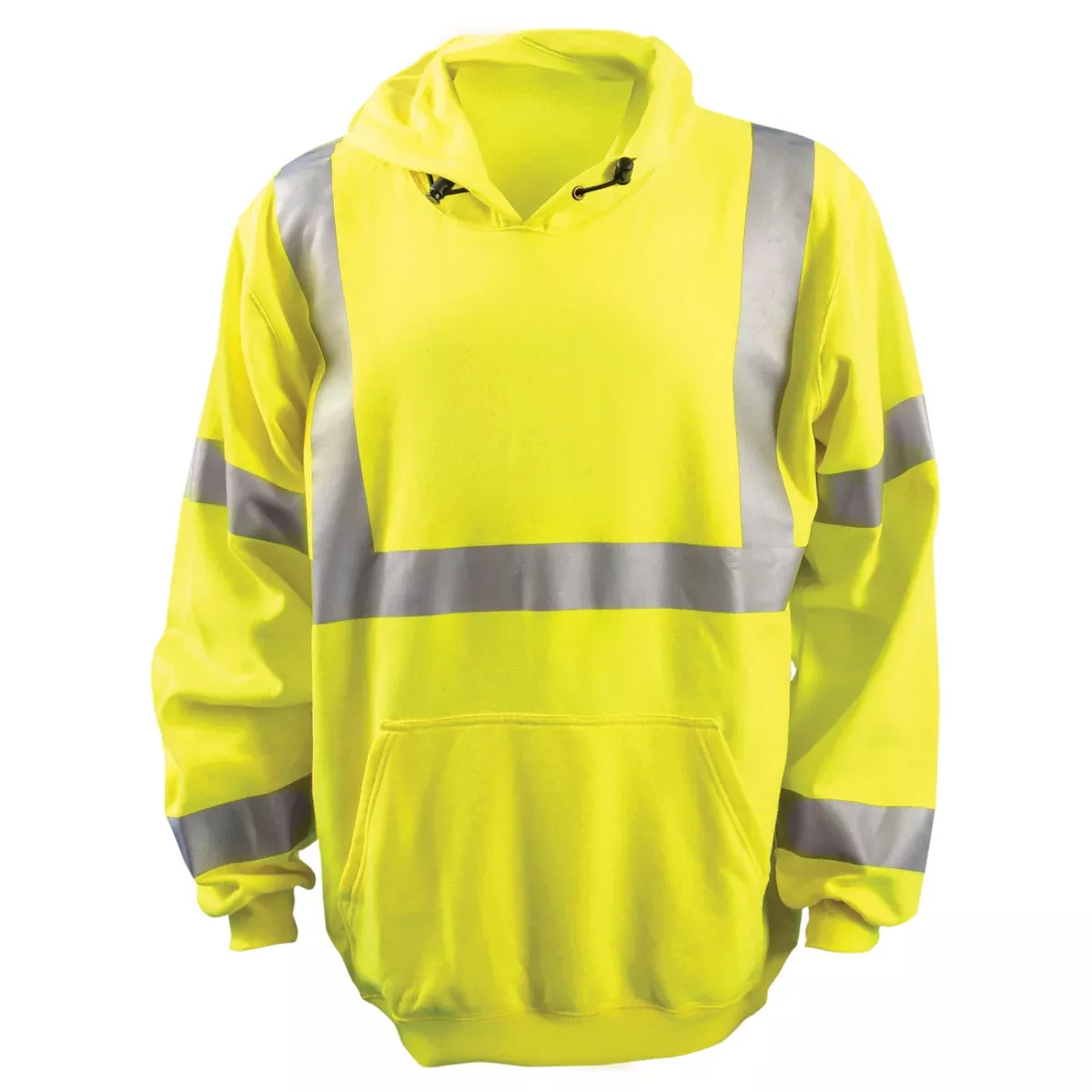 OccuNomix Flame Resistant Pullover FR Hoodie – Yellow – CAT 2 Class 3 – LUX-SWT3FR