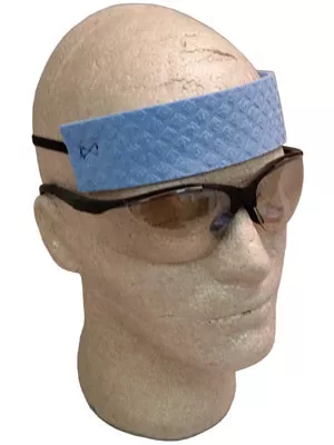Occunomix MiraCool Premium Cellulose Head Cooling Sweatband with Elastic Bands