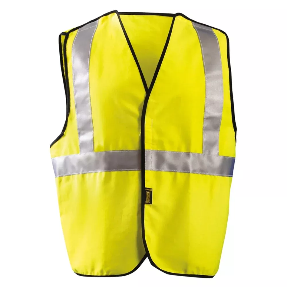 OccuNomix Premium Flame Resistant 5 PT Break Away ANSI Class 2 Solid Vest – FR-VM1312