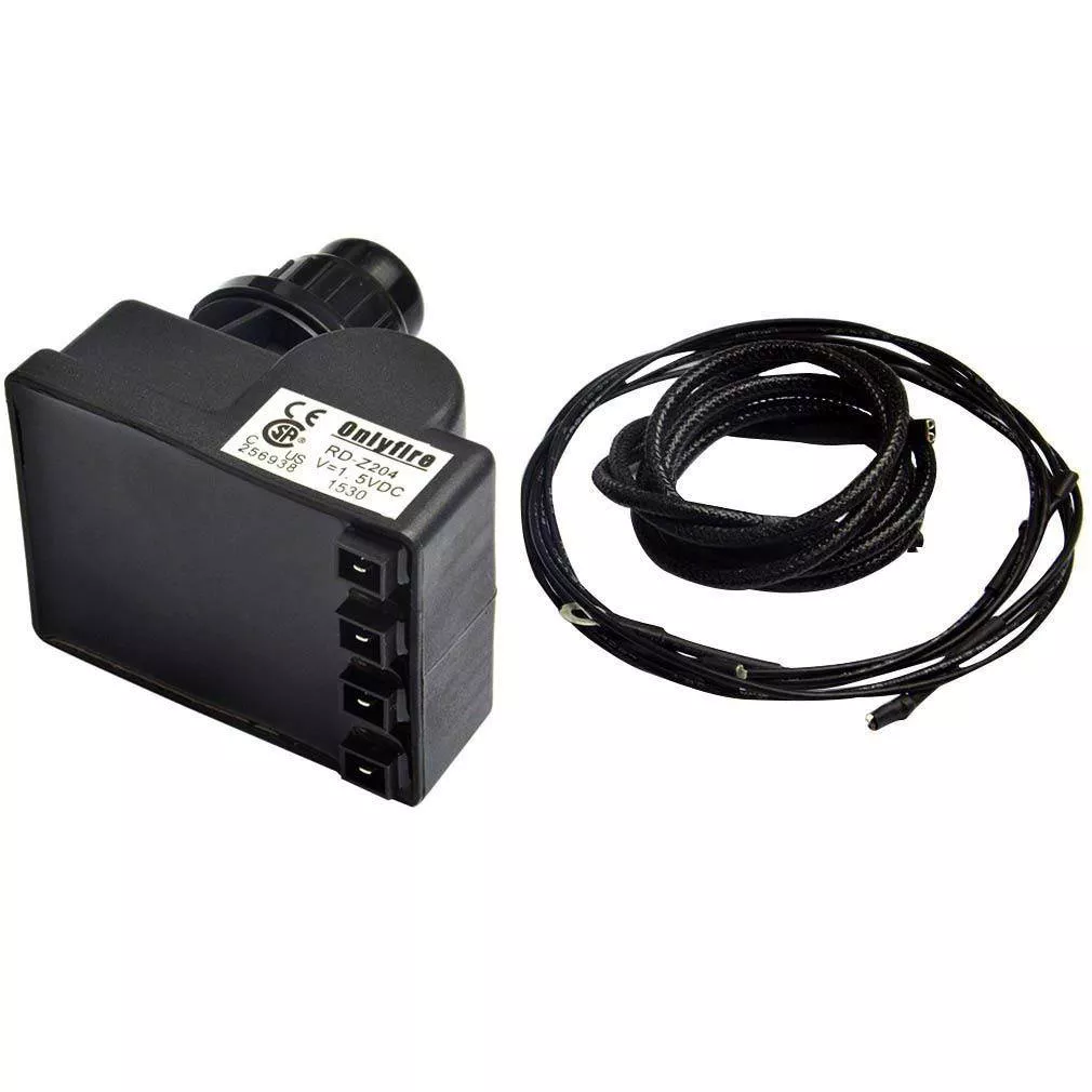 Onlyfire Universal Fit 4-Spark Electronic Push Button Igniter Kit for Char-Broil Most Grills, Black