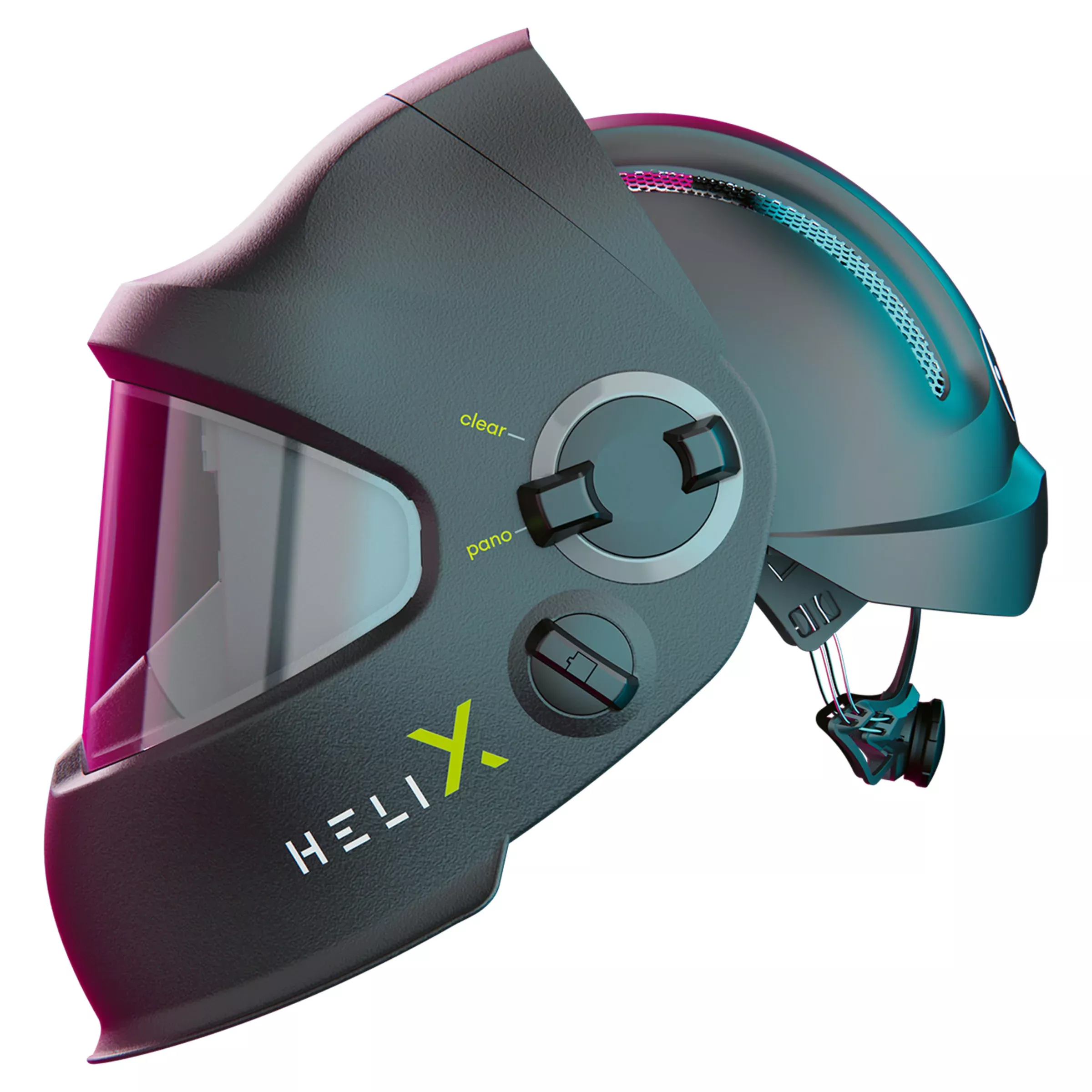 Optrel Helix Quattro Welding Helmet w/ Hard Hat – Shade 4/5-14 – 10246339