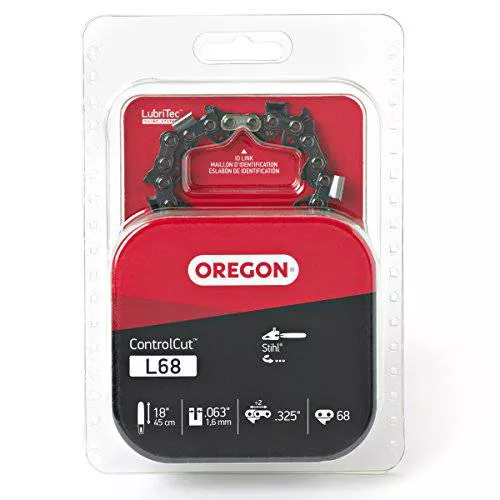 Oregon L68 ControlCut 18-Inch Chainsaw Chain, Fits Stihl,grey