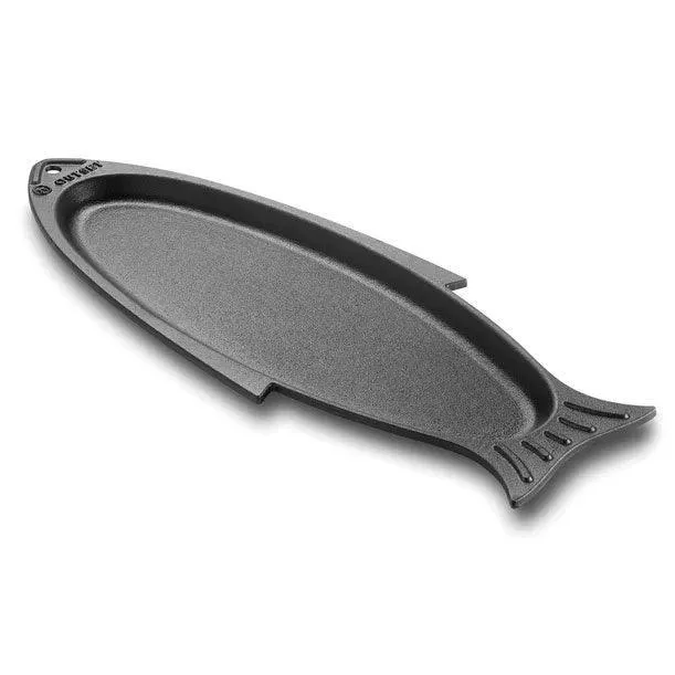 Outset Cast Iron Fish Grill & Serving Pan
