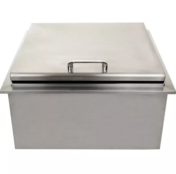 PCM: 260 Series 18″ Drop-In Ice Bin Cooler w/ Condiment Tray