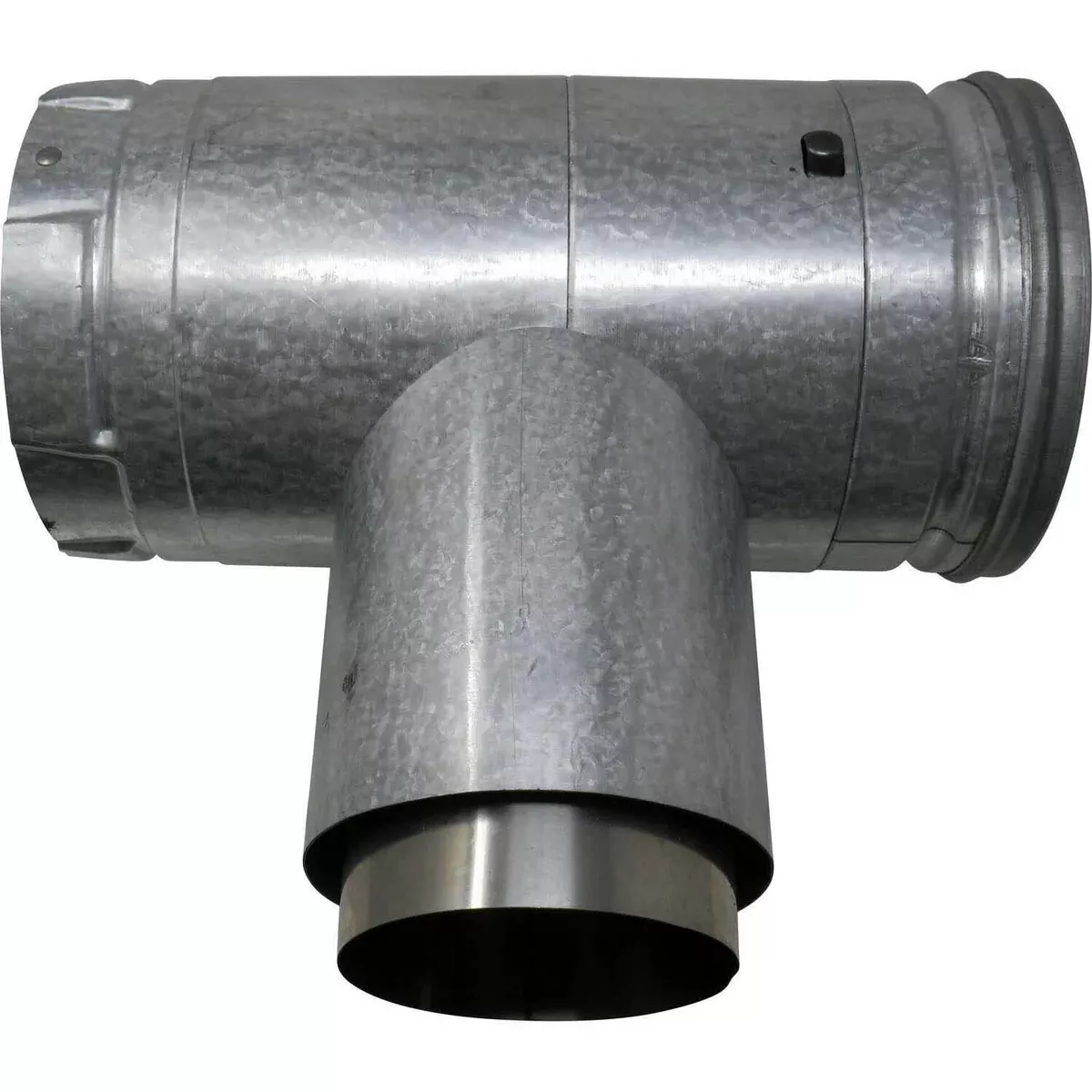 PelletVent Pro 3" Increaser Adapter Tee w/ Clean Out Tee Cap: 3PVP-TADX41