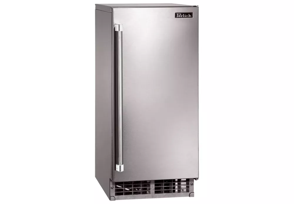 Perlick 15 Inch Outdoor ADA Ice Maker with Solid Door