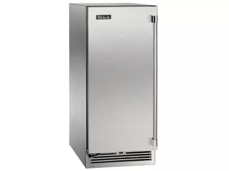 Perlick 15 Inch Outdoor Marine Grade Beverage Center Solid, Glass and Panel Ready Door
